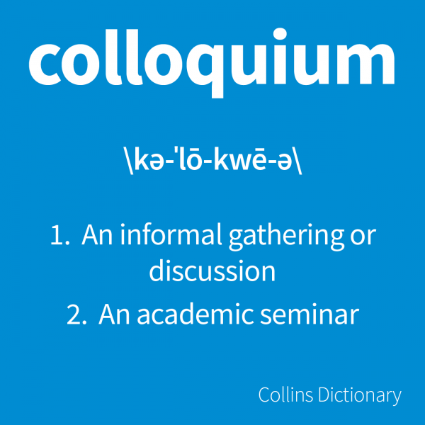 Colloquium dictionary definition
